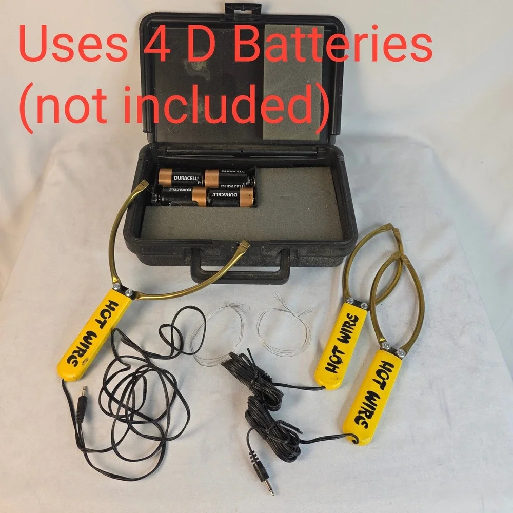 Original Hot Wire Village Sculpting Tool Set Foam Cutter 3 Wands & Case